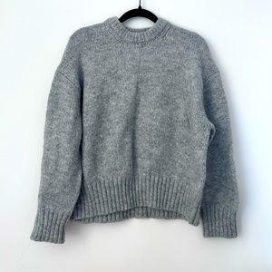 Gray Soft Knit Sweater